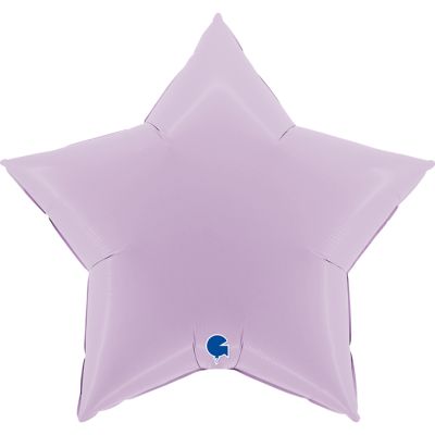 Grabo Foil Solid Colour Star 91cm (36") Matte Lilac (Unpackaged)