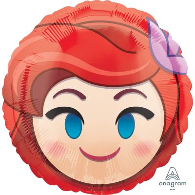 Anagram Licensed Foil 45cm (18&quot;) Ariel Emoji (Discontinued)
