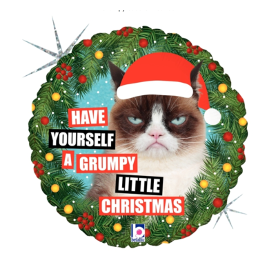 Betallic Foil 45cm (18&quot;) Grumpy Cat Christmas (Unpackaged)
