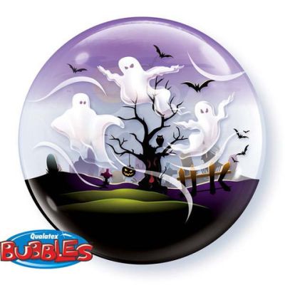 Qualatex Bubble 56cm (22") Spooky Ghosts