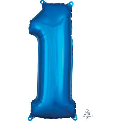 Anagram Foil 66cm (26") Mid-Size Blue Number 1