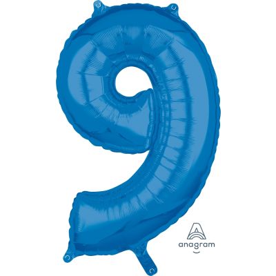 Anagram Foil 66cm (26") Mid-Size Blue Number 9