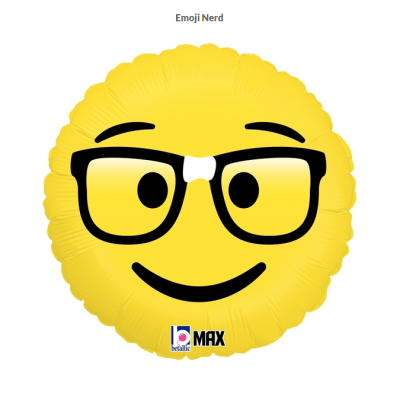 Betallic Foil 45cm (18") Emoji Nerd