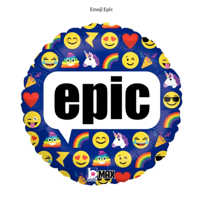 Betallic Foil 45cm (18") Emoji Epic