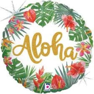 Betallic Foil 45cm (18") Aloha Tropical