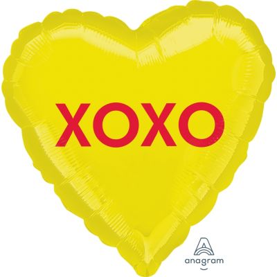 Anagram Foil 45cm (18") XOXO Candy Heart