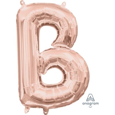 Anagram 16" (Air-Fill) Foil Rose Gold Letter B (Discontinued)