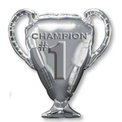 Anagram Foil SuperShape Silver Trophy (63cm x 71cm)