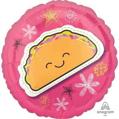 Anagram Foil 45cm (18&quot;) Selfie Celebration Taco (Discontinued)