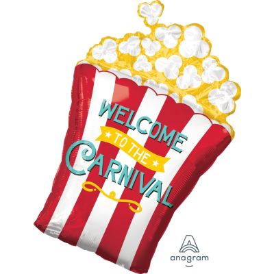 Anagram Foil SuperShape Carnival Popcorn (50cm x 73cm)