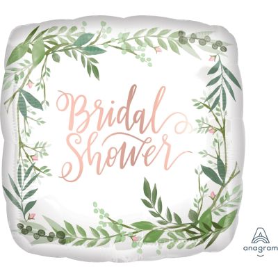 Anagram Foil 45cm (18") Bridal Shower Satin Loves and Leaves
