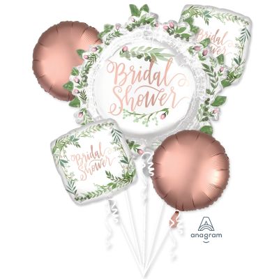 Anagram Balloon Bouquet Kit Bridal Shower Love and Leaves Satin