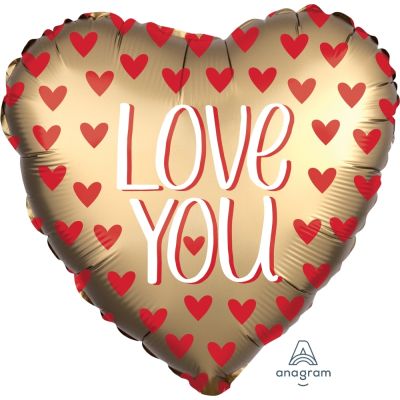 Anagram Foil 45cm (18") Satin Love You Gold