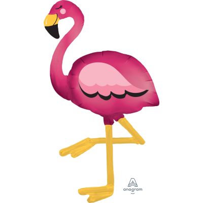 Anagram Foil AirWalker Flamingo (86cm x 172cm)