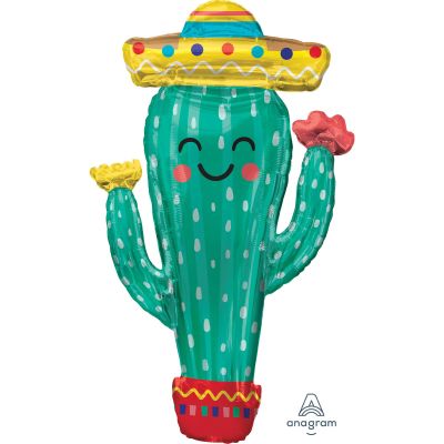 Anagram Foil Shape Fiesta Cactus (60cm x 96cm)