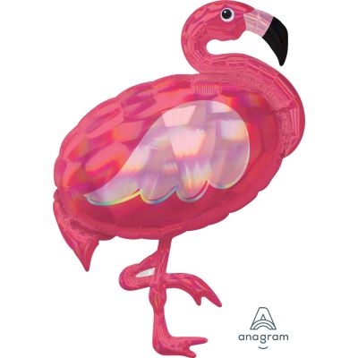 Anagram Foil SuperShape Pink Flamingo (71cm x 83cm)