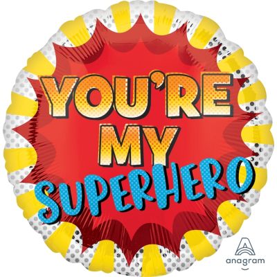 Anagram Foil 45cm (18") You're My Superhero 