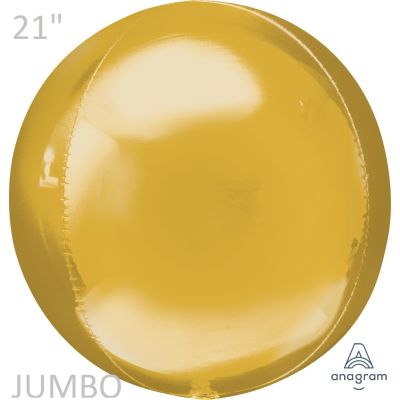 Anagram Solid Colour Orbz Jumbo 54cm (21") Gold