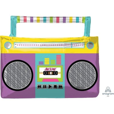Anagram Foil SuperShape Awesome Party Boom Box (71cm x 76cm)