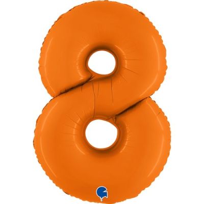 Grabo Foil 102cm (40") Matte Orange Number 8