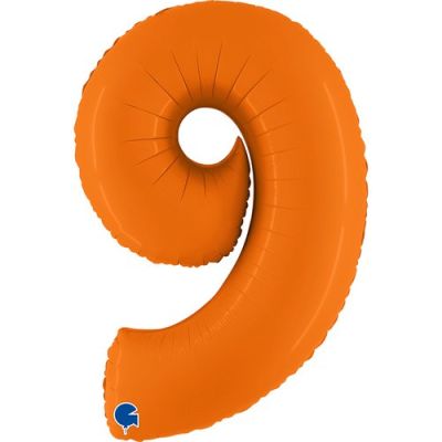 Grabo Foil 102cm (40") Matte Orange Number 9