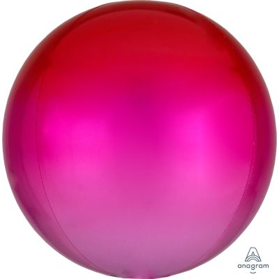 Anagram Orbz 40cm (16") Ombre Red and Pink