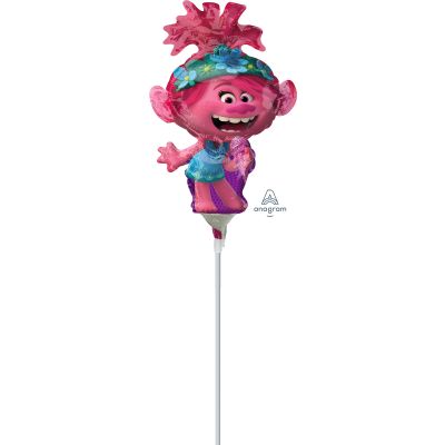 Anagram Licensed Microfoil 35cm (14&quot;) Trolls World Tour Poppy - Air fill (unpackaged) (Discontinued)