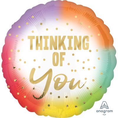 Anagram Foil 45cm (18") Thinking of You Ombre