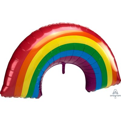 Anagram Foil SuperShape Rainbow (86cm x 48cm)