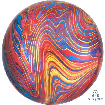 Anagram Orbz 40cm (16") Marblez Colourful