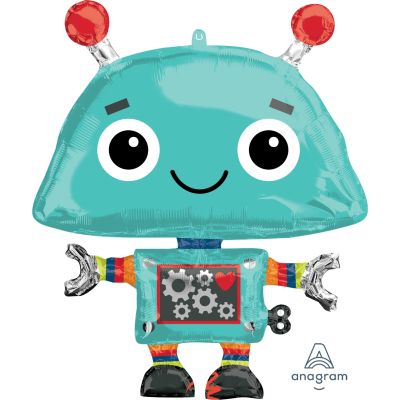 Anagram Foil SuperShape Robot (60cm x 88cm)