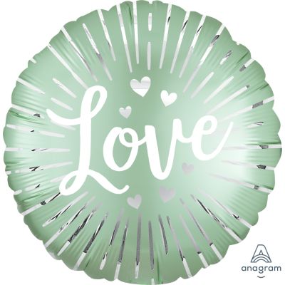 Anagram Foil 45cm (18") Satin Love Burst