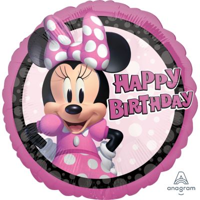 Anagram Licensed Foil 45cm (18") Minnie Mouse Forever Birthday