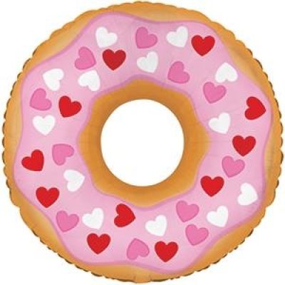 CTI Microfoil 22cm (9&quot;) Heart Donut Shape - Air fill (unpackaged) (Discontinued)