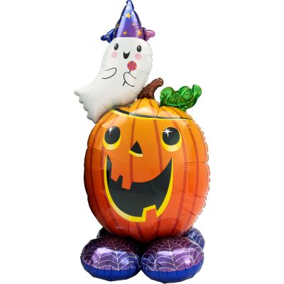 Anagram AirLoonz™ Pumpkin and Ghost (142cm x 71cm)