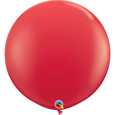 Qualatex Latex 2/90cm (3ft) Standard Red