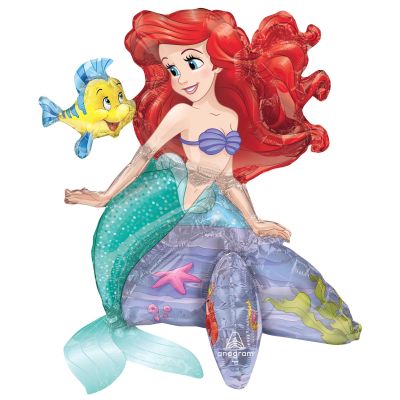 Anagram Licensed Foil Multi-Balloon The Little Mermaid Ariel (45cm x 50cm)