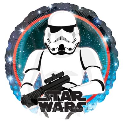 Anagram Licensed Foil 45cm (18") Star Wars Galaxy Stormtrooper