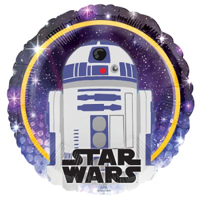 Anagram Licensed Foil 45cm (18") Star Wars Galaxy R2-D2