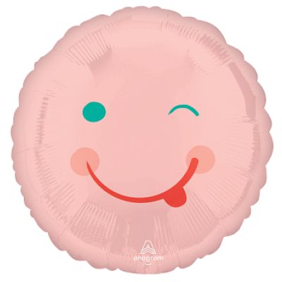 Anagram Foil 45cm (18") Pink Smiley