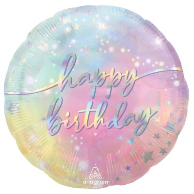 Anagram Foil SuperShape Luminous Happy Birthday 71cm