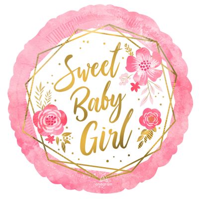Anagram Foil 45cm (18") Sweet Baby Girl
