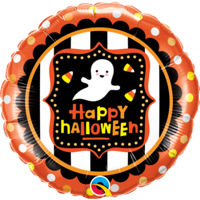 Qualatex Foil 45cm (18") Halloween Ghost & Candy Corn