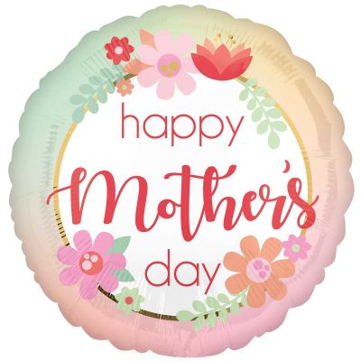 Anagram Foil 45cm (18") Happy Mother's Day Filtered Ombre