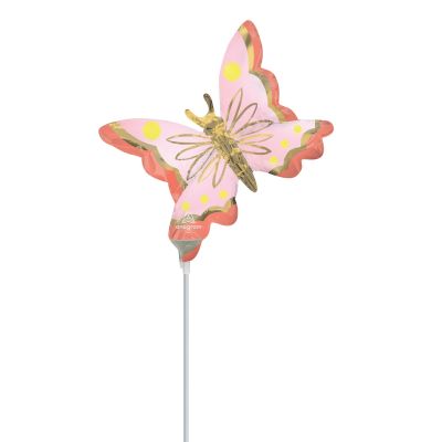 Anagram Microfoil 35cm (14") Soulful Blossoms Butterfly (Air Fill & Unpackaged)