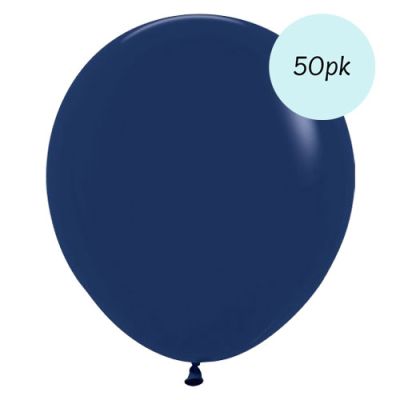 Sempertex Latex Bulk Pack 50/45cm Fashion Navy Blue