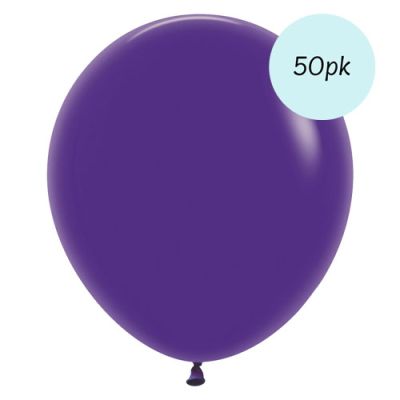 Sempertex Latex Bulk Pack 50/45cm Fashion Purple Violet