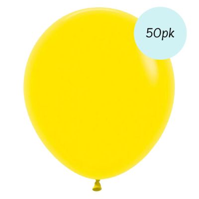 Sempertex Latex Bulk Pack 50/45cm Fashion Yellow