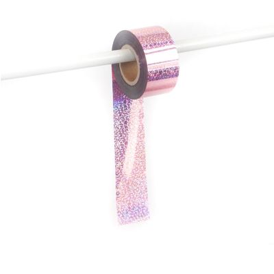 Loon Hangs® (40mm x 100m) Holographic Light Pink