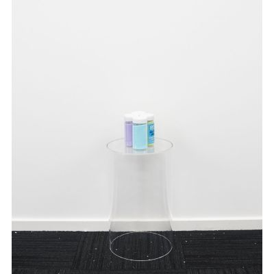 Acrylic Cylinder Plinth (300mmD x 500mmH) Clear